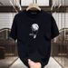 Men's Clothing Heavy Cotton Trendy Brand Printed Men's Short Sleeved T Shirt New Summer Hot Style Trendy Casual T Shirt_viptrois.com