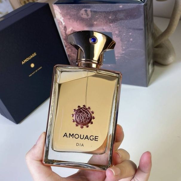 2025 Fashion Limited Style Original Logo Series Amouage Dia Man Male Fragrance Lasting Fragrance Floral Wood Tone Spray Date Holiday Gift Box_viptrois.com