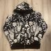 Y2K Skull 3D Print Zipper Hoodie European And American Style Personalized Streetwear for Spooky Parties Men's Fashion_viptrois.com