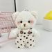 Cute And Well Behaved Bear Pendant Cartoon Cheese Bear Keychain Plush Doll Girl Bag Pendant_viptrois.com