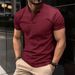 Summer Lightweight Lapel Polo Shirt Men's Short Sleeve Cotton Breathable Fashion Slim Fit Polo Shirt Male Fitness T-shirt_viptrois.com