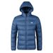 Men's Lightweight Short Puffer Jacket With S Letter Print, Casual Zip Up Hooded Coat For Men, Minimalist Style, Fall Winter 2025_viptrois.com