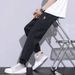 Men's Vintage Style Jogger Pants – Summer Retro Letter Print Casual Sweatpants With Drawstring (M-5XL) – Loose Fit Streetwear & Workwear_viptrois.com