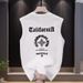 New Chinese-style Summer Men's With Sanskrit Cross Print, Fashionable Trendy Sports Pure Cotton Vest_viptrois.com