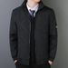 Autumn Casual Business Cotton-padded Jacket Men's Stand-up Collar Windproof Clothes Men's Clothing Piled And Thickened Men's_viptrois.com