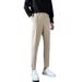 Men's Clothing Light Mature Style Trousers Men's Design Sense Version Of The New Straight Trousers Men's Loose Drape Suit Pants_viptrois.com