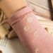 Winter gloves ladies windproof warm light touch screen winter outdoor riding and driving de velvet fabric embroidery_viptrois.com