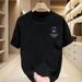 2024Men's High-quality Round-neck Pullover Short-sleeved T-shirt_viptrois.com