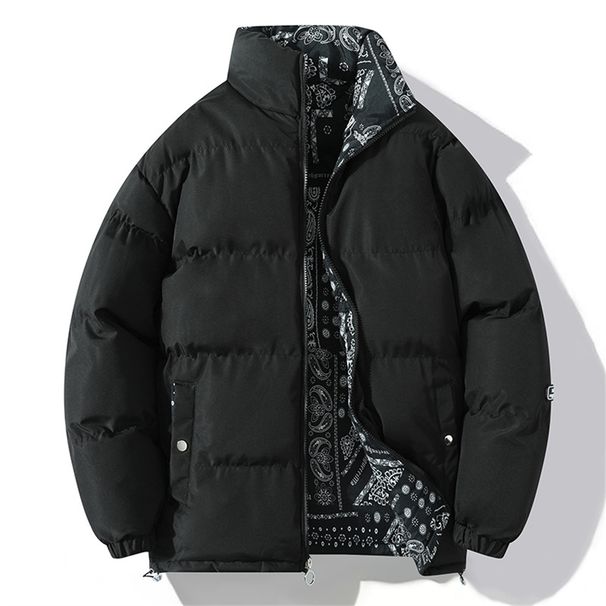 2026 Fashion Wintercoat Women/Men 100% Polyester Stand Collar Two-Way Wear Long Sleeve Casual Thick Warm Zipper Cotton-Padded Jacket M-4XL_viptrois.com
