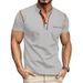 2026 Men's Henry Long-Sleeved Short-Sleeved Moisture-Wicking Breathable Loose-Fitting Comfortable Micro-elastic T-Shirt_viptrois.com