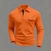 Breathable Checkered Polo Shirt – Button-Up Casual Top With Chest Pocket (Relaxed Fit For Work & Weekend)_viptrois.com