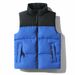 Men's Winter Vest Jacket - Casual Stand Collar Sleeveless Coat With Color Block Design, Thickened Warm Layering Piece For Autumn & Winter_viptrois.com