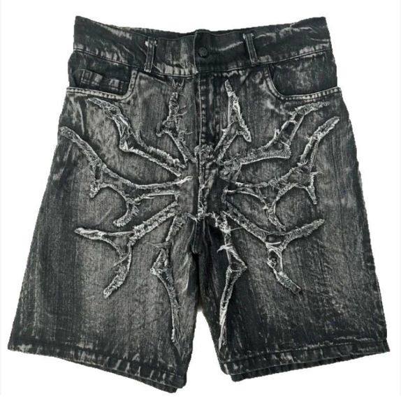 Men's Clothing Hot Jeans Y2k Dark Line Design Sense Wide Leg Pants Street Loose Trousers Trend_viptrois.com