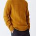 Round Neck Three Dimensional Plaid Sweater Casual Fashion Loose Knitted Solid Color Sweater Men's Knitted Sweater Style Optional_viptrois.com
