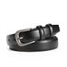 Unisex Pin Buckle Belt Thin Pants Belt PU Scratch Resistant Bottom Alloy Buckle Head Polka Dot Casual Fashion Belt_viptrois.com