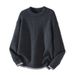 Pure Muqiu Men's Clothing | Two-Piece Colo-Block Textued Pine Gid Thick Yan Men Loose Wam Reto Knitted_viptrois.com