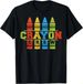 T-shirtcray Colors Child Art - Funny 2026 Crayon Crew Unisex T-sh_viptrois.com