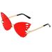 Women's Butterfly Sunglasses - Large Frame, Gradient Color, UV400 Protection, Trendy Street Style_viptrois.com