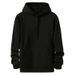 2025 Spring, Autumn And Winter Casual Hooded Solid Color Men's Sweater Lapel Spot Fleece Long Sleeve Trend Casual Sweater_viptrois.com