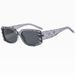 Men's Sunglasses Square Checkered Sunglasses Internet Celebrity High End Sunglasses Hot Girl Slim Exquisite Niche Glasses Trend_viptrois.com