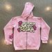 2025 European And American Foreign Trade Y2K Letter Print Cardigan Sweatshirt, Street Fashion Full-face Long Zipper_viptrois.com