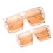 Parent-Child Sunglasses Set - Flat Top Square Frame Candy Shades (Matching Mother-Daughter Style)_viptrois.com