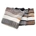 Men’s Striped Knit Sweater – Oversized Drop Shoulder Pullover With Contrast Color Blocking, Long Sleeve Casual Streetwear Top For Winter_viptrois.com