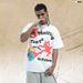 American Style Trendy Brand Design Printed T-Shirt 2025 New Loose Casual Short Sleeve Men's Summer_viptrois.com