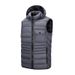 Men's Clothing Vest With Detachable Hood Handsome Vest Silk Cotton Jacket Warm Sleeveless Cotton Clothes_viptrois.com