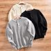 Men's Clothing Vintage-Inspired Henley Knit Sweater - Textured Cable Stitch Pullover With Half-Button Placket & Ribbed Hem (Winter Layering)_viptrois.com