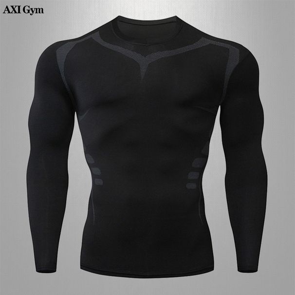 Men's Running T Shirt Gym Fiess Jogging T Shirt Basketball Football Match Ball Sports Jersey Men's MMA Boxing Tight_viptrois.com