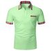 Unbeatable Quality Summer New Men's Short Sleeved Checkered Button Pocket Polo Shirt_viptrois.com