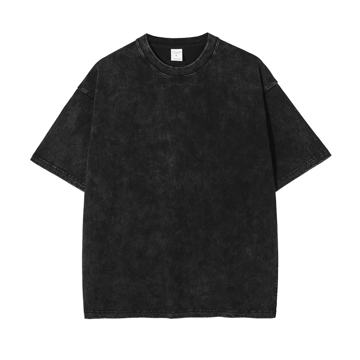 Men's Clothing Spring And Summer New Arrivals Fried Snowflake Batik Water Old Washed Short Sleeve Shorts Couple Trendy Brand Set_viptrois.com