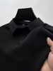 Foreign Trade Seamless Ice Silk Short Sleeved T Shirt Men's Summer Business Casual Elastic Anti Wrinkle Breathable Round Neck Thin Top_viptrois.com