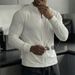 Men's Performance Polo Shirt – Breathable Dralon® Muscle Fit For Basketball & Gym Training (Full-Zip & Wing Collar Styles, White/Black/Khaki)_viptrois.com