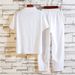 Men's Clothing Linen Short Sleeved T Shirt Suit Retro Cotton And Linen Large Size T Shirt Nine Point Pants Set_viptrois.com