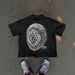 Men's Clothing Fashion Street Casual Short Sleeved Beading Craft Creative Printing Design_viptrois.com