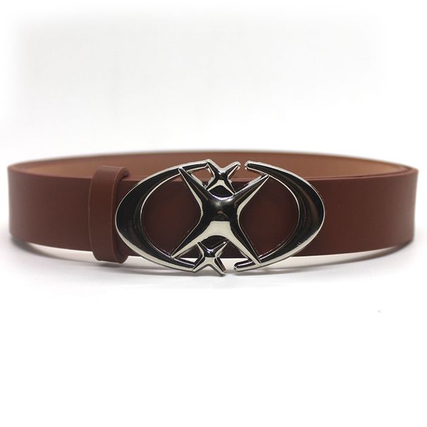 2025 Punk Mond Stern Schnalle Gürtel Design Kreuz Metall Vintage Gothic Männer Frauen Y2k Gürtel Pu Leder Bund Jeans Hosen Dekorative Gürtel_viptrois.com