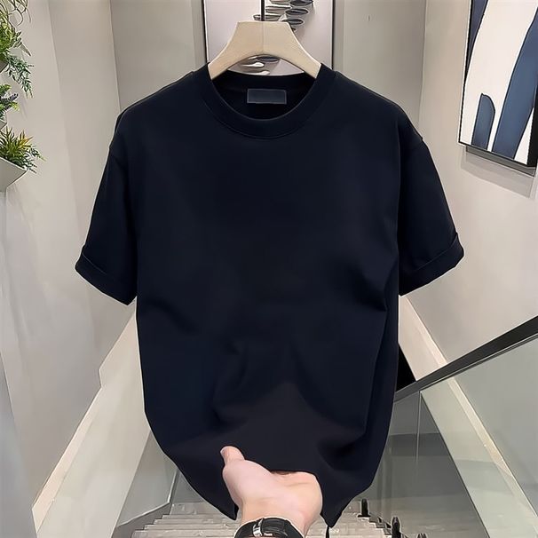 Men's Clothing New Spring And Summer Short-sleeved Bear T-shirt Men's Pure Cotton Versatile Casual Heavyweight Brand Ins Bottoming Shirt T-shirt Top_viptrois.com