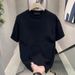 Youth Men Women Pure Cotton Short Sleeve T-Shirt Summer Trendy Street Style Loose Round Neck Top Fashionable Ins Style_viptrois.com