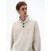 Mixed Color Dot Button Half Turtleneck Knit American Style Lazy Pullover Men's Couple Sweatshirt Sweater_viptrois.com