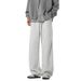 Men's Retro High Street Cargo Pants - Oversized Straight-Leg Joggers With Patchwork Design, Streetwear Essentials For Casual & Urban Style_viptrois.com