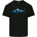 Great White Shark Scuba Diver Diving Mens Cotton T-Shirt Mens Womens Tees Top Tee Top_viptrois.com