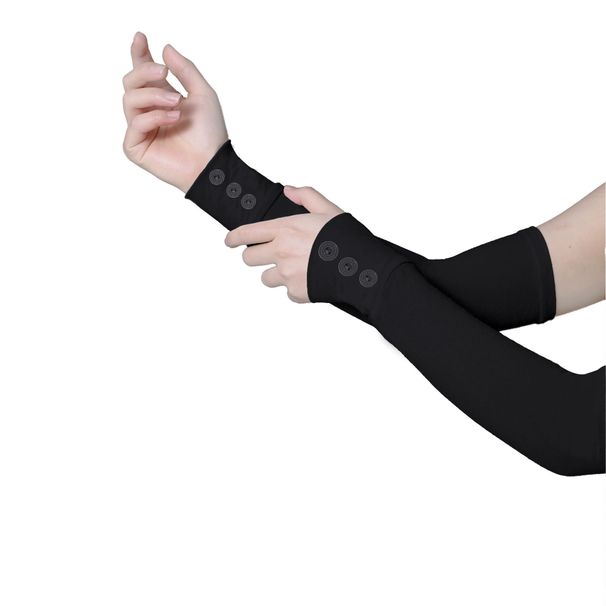 Women's Sun Protection Arm Sleeves - Solid & Multi-Color, Cotton, UV Protection & Warm (4-Season Wear, Breathable & Comfortable, Universal Fit)_viptrois.com
