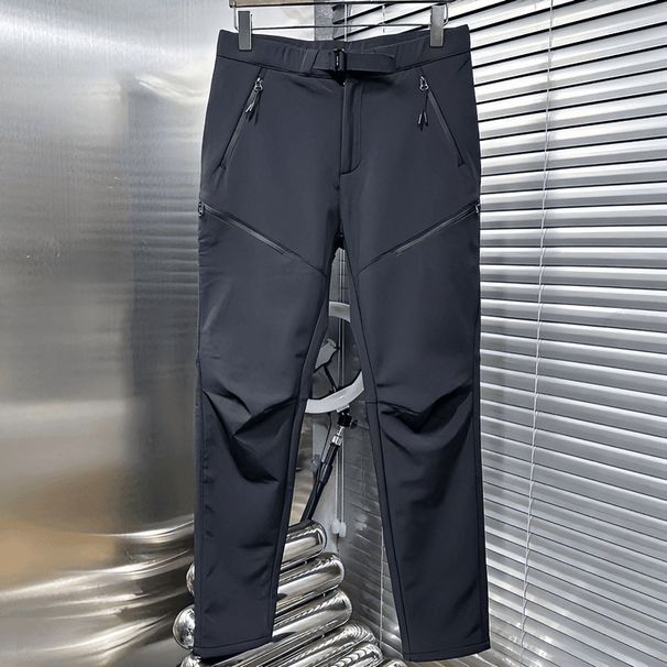 Men's Clothing New Casual Pants Assault Pants Men's Outdoor Slim Pocket Tube Pants Handsome Versatile Waterproof Soft Shell_viptrois.com
