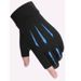 Ice Silk Men Summer Two-Finger Exposed Cycling Driving Outdoor Thin Gloves Xinji A34B_viptrois.com