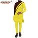 Men's clothing African ethnic solid color cotton men's casual jacket + pants_viptrois.com