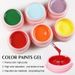 Arte Clavo Gel Paint Ink Nail Art Design Drawing Gel UV LED Soak Off UV Glitter Rainbow Painting Gel Nail Polish_viptrois.com