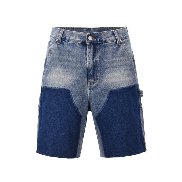 Men's Clothing Washed Workwear Daddy Pants Retro Shorts Denim Shorts_viptrois.com