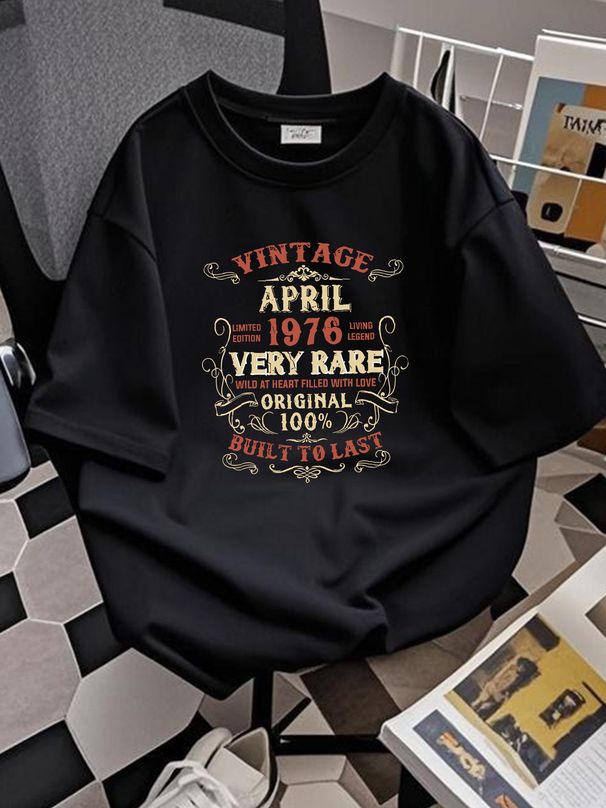 Vintage September 1978 Birthday Gift Shirt Funny Casual T-Shirt Fashion Streetwear Comfortable Stretched Breathable Slightly Graphic Summer_viptrois.com